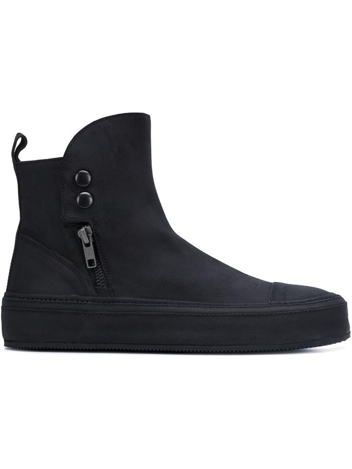 Ann Demeulemeester Zip Up Hi-top Sneakers