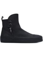 Ann Demeulemeester Zip Up Hi-top Sneakers