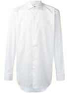 Canali Poplin Formal Shirt - White