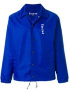 Études Logo Print Shirt Jacket - Blue