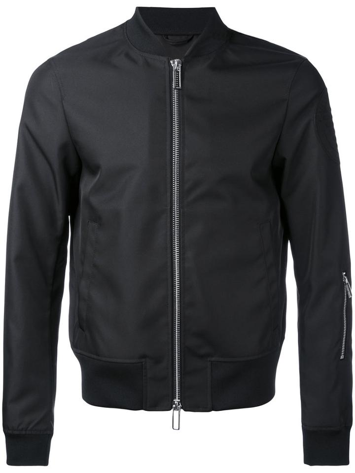 Emporio Armani - Logo Bomber Jacket - Men - Polyester - L, Black, Polyester