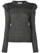 Philosophy Di Lorenzo Serafini Lace Pattern Sweater - Grey