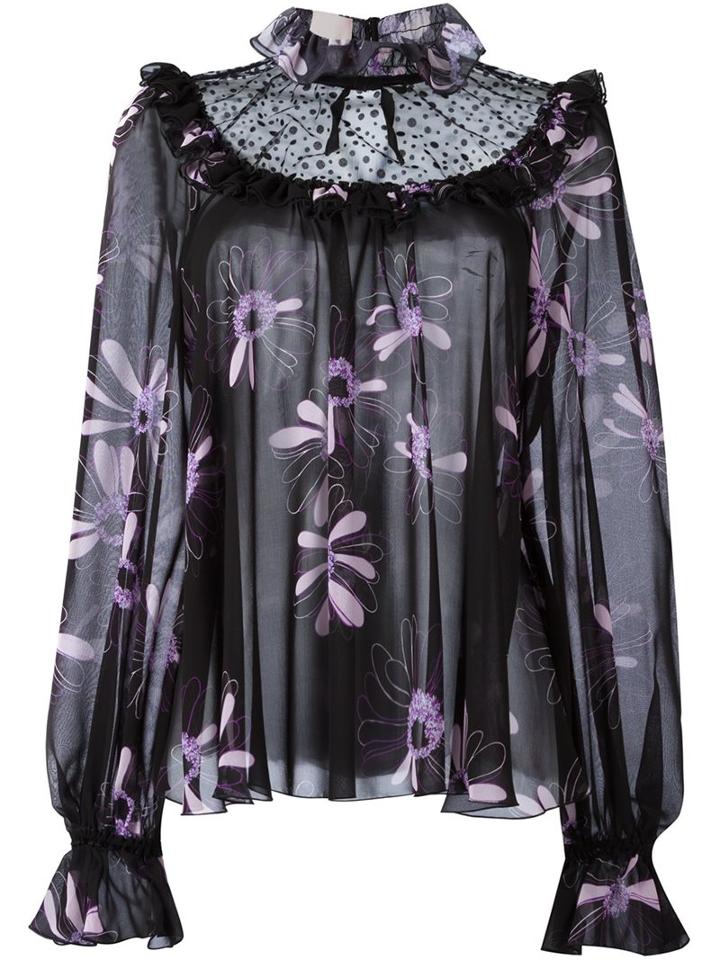 Giamba Flower Print Blouse