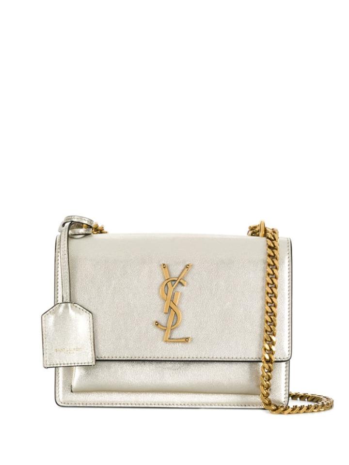 Saint Laurent Sunset Chain Shoulder Bag - Gold
