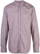 Officine Generale Faded-effect Shirt - Purple