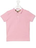 Burberry Kids Classic Polo Shirt, Boy's, Size: 6 Yrs, Pink/purple