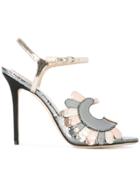 Paula Cademartori Metallic Stiletto Sandals