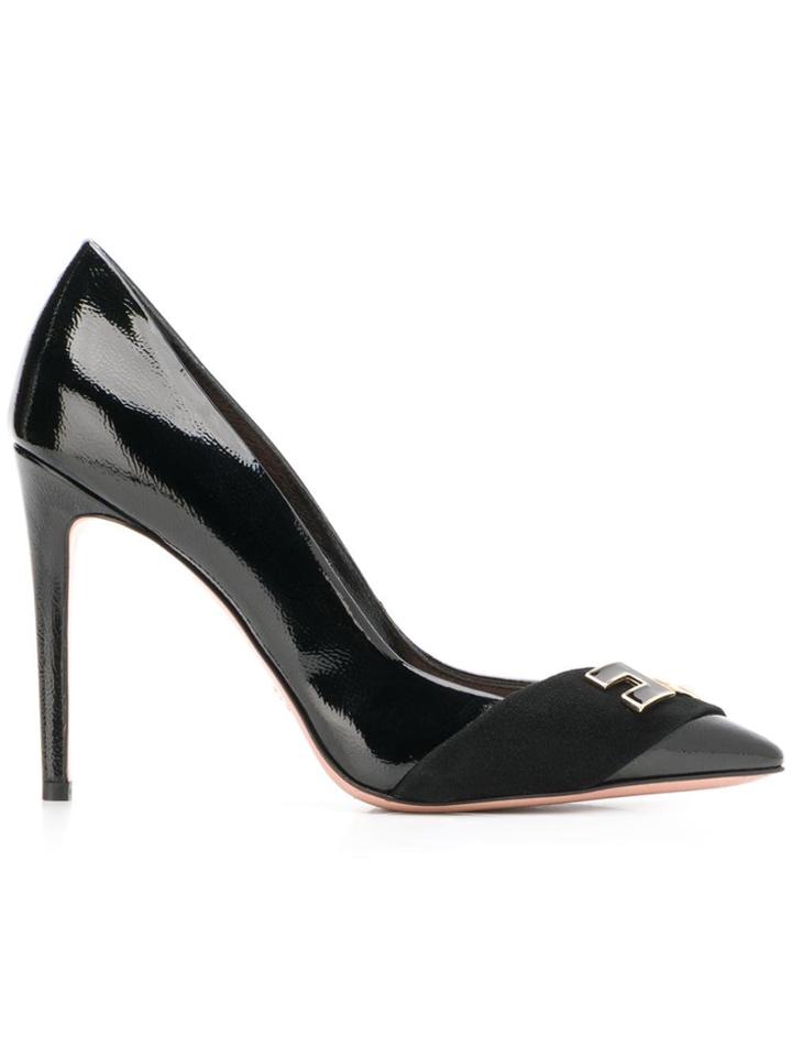 Elisabetta Franchi Logo Plaque Pumps - Black