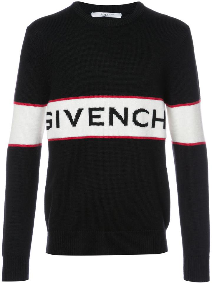 Givenchy - Logo Knit Jumper - Men - Lambs Wool - Xs, Black, Lambs Wool