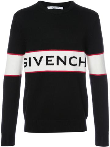 Givenchy - Logo Knit Jumper - Men - Lambs Wool - Xs, Black, Lambs Wool