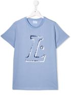 Lanvin Enfant Printed Logo T-shirt - Blue