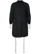 Natori Drawstring Detail Coat - Black