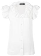 Rossella Jardini Frill Collar Blouse - White