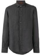 Barena Long-sleeve Shirt, Men's, Size: 48, Grey, Linen/flax