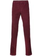 Kiton Slim Corduroy Chinos - Purple