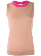 Paul Smith - Knitted Top - Women - Silk/wool - L, Pink/purple, Silk/wool