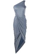 Vivienne Westwood Anglomania Ruched One-shoulder Dress - Blue