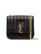 Saint Laurent Black Vicky Quilted Leather Shoulder Bag