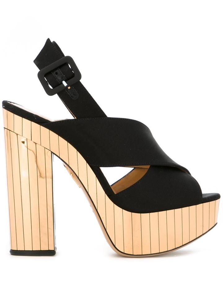 Charlotte Olympia 'electra' Sandals - Black
