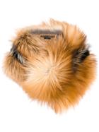 Ermanno Scervino Fur Scarf - Nude & Neutrals