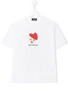 Dsquared2 Kids Logo Print T-shirt, Girl's, Size: 16 Yrs, White