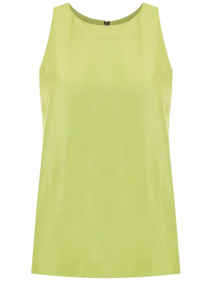 Mara Mac Zip Fastening Tank Top - Green