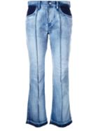 Astraet Cropped Bootcut Jeans, Women's, Size: 24, Blue, Cotton/polyurethane