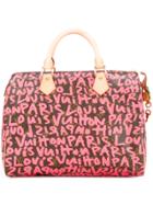 Louis Vuitton Vintage Speedy 30 Tote Bag - Pink & Purple