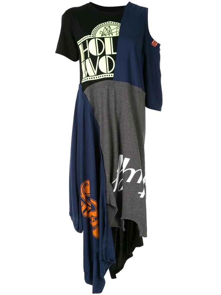 Maison Mihara Yasuhiro Deconstructed T-shirt Dress - Multicolour