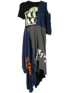 Maison Mihara Yasuhiro Deconstructed T-shirt Dress - Multicolour