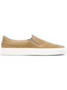Hypnotic Yellow Slip-on Sneakers, Men's, Size: 41, Nude/neutrals, Leather/rubber
