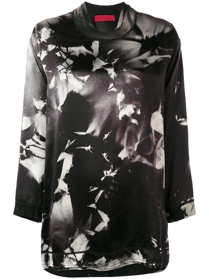 Di Liborio Printed Top - Black