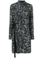 A.f.vandevorst Long-sleeve Wrap Dress - Black