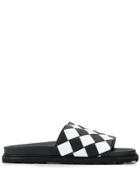 Bottega Veneta Intreciatto Slides - Black
