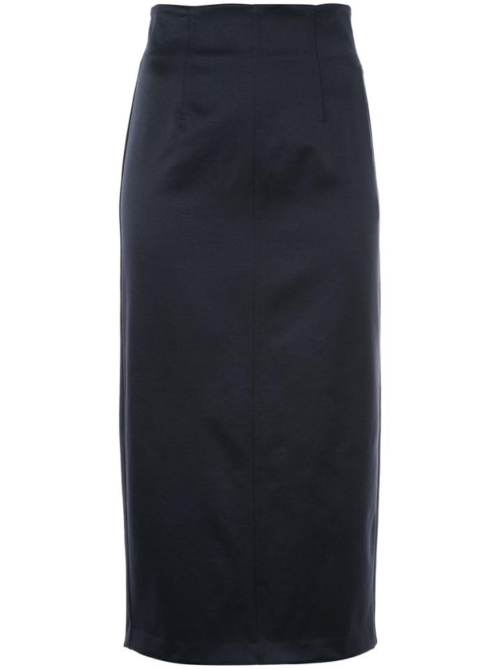 H Beauty & Youth Mid-length Pencil Skirt - Blue