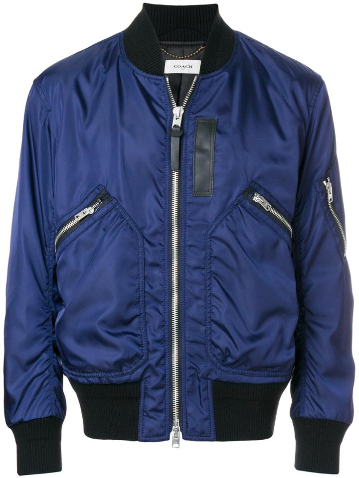 Coach Ma-1 Jacket - Blue
