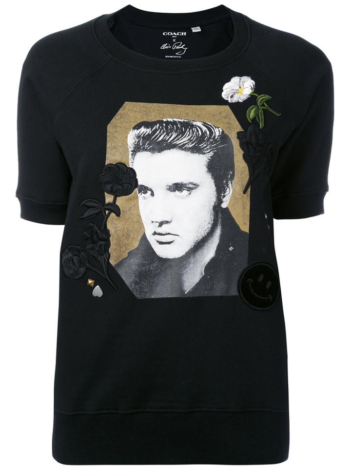 Coach - Elvis Print Sweatshirt - Women - Cotton - S, Women's, Black, Cotton