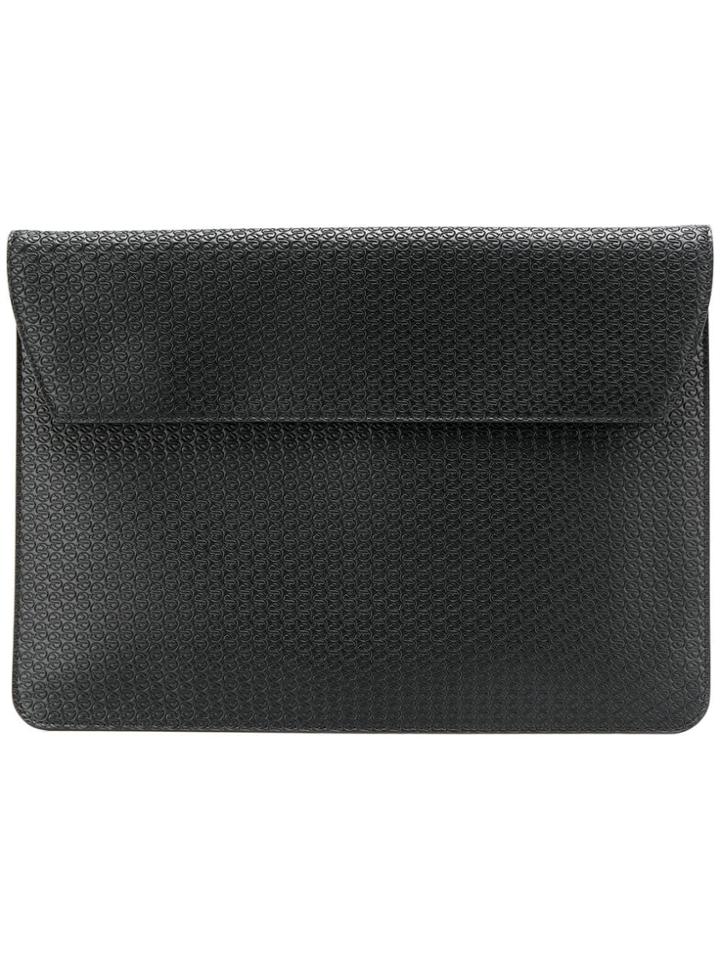 Stella Mccartney Embossed Envelope Case - Black