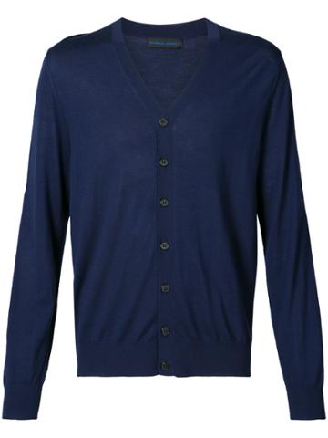Pya Fine Knit Cardigan - Blue