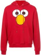 Mostly Heard Rarely Seen 8-bit Tickle Print Hoodie - Red