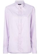 Isabel Marant - Pinstripe Fitted Shirt - Women - Cotton - 36, White, Cotton