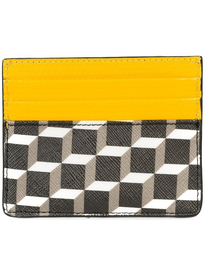 Pierre Hardy Colour-block Cardholder - Yellow