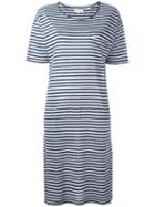 Chinti And Parker Breton Stripe Jersey Dress, Women's, Size: Small, White, Cotton
