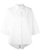 Lucio Vanotti - Boxy Shirt - Women - Cotton/spandex/elastane - 3, White, Cotton/spandex/elastane