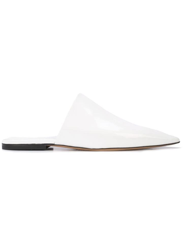 Maison Margiela Pointed Toe Slippers - White