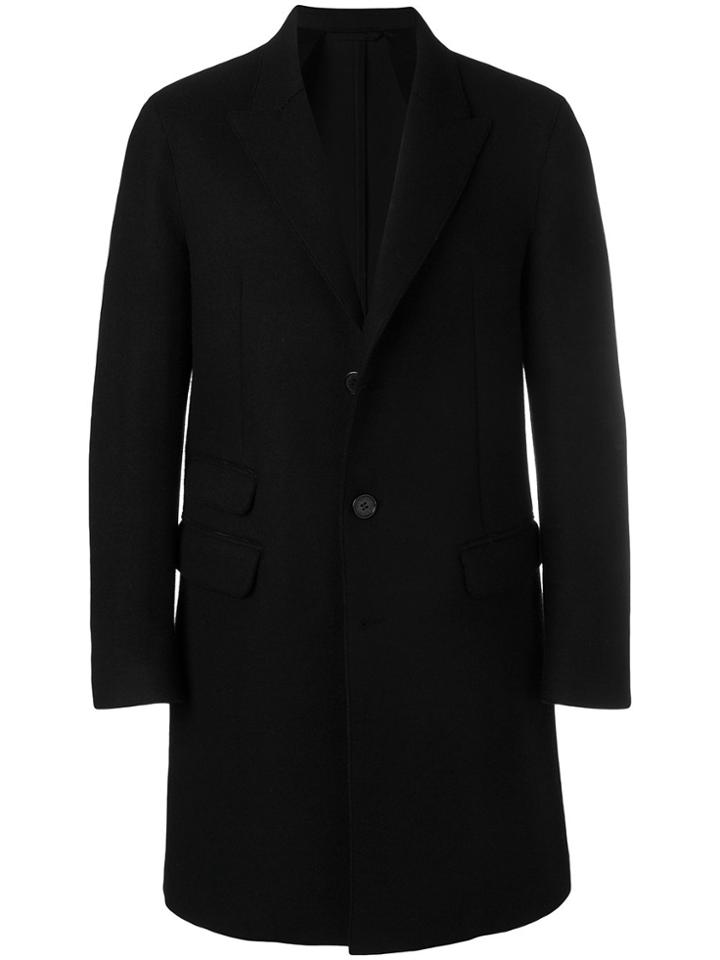 Neil Barrett Classic Single-breasted Coat - Black