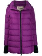 Herno Hooded Padded Coat - Purple