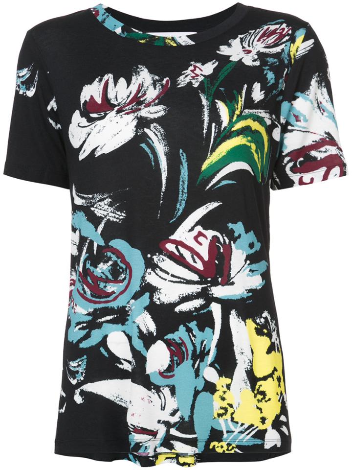 Prabal Gurung Printed Short Sleeved T-shirt - Black