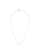 Wouters & Hendrix Gold Single Diamond Necklace, Women's, Metallic, 18kt White Gold/diamond
