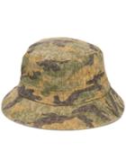 Kent & Curwen Camouflage Print Hat - Green